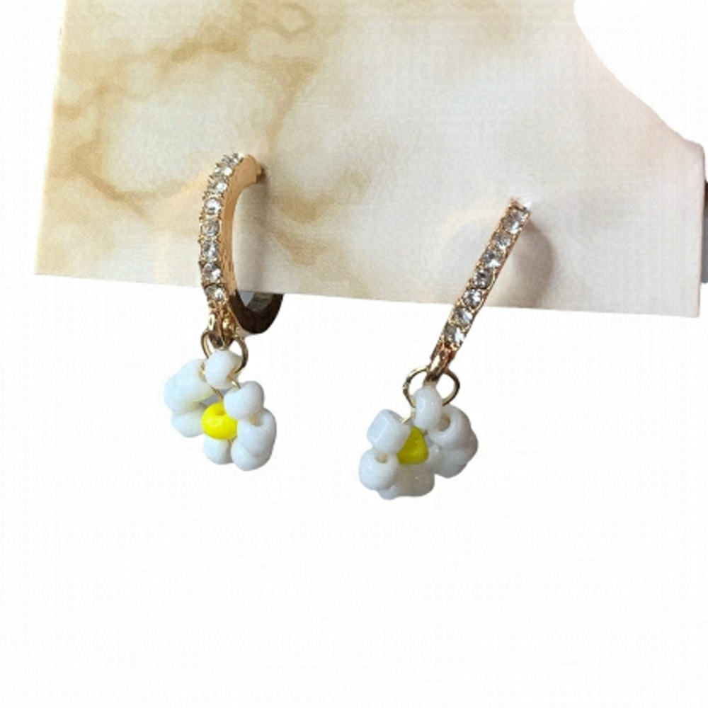 flower, earring